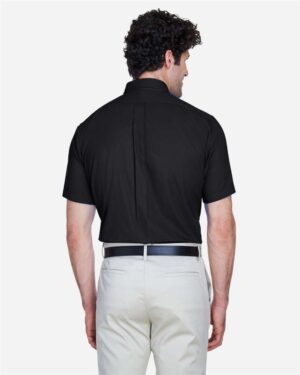CHEMISE À MANCHES COURTES EN COTON ET POLYESTER
