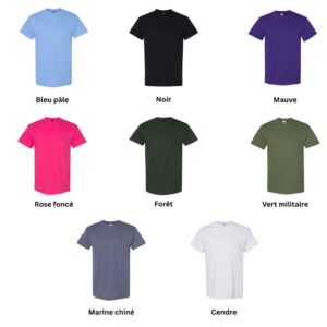 CHANDAIL À MANCHES COURTES EN COTON